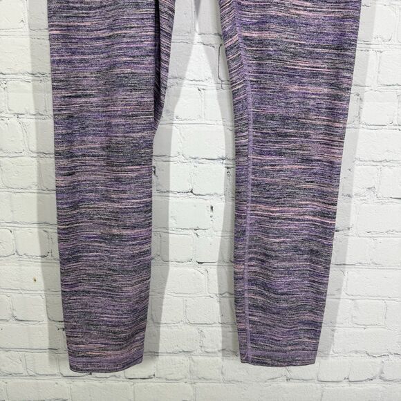Lululemon Space Dye Leggings Women Size 6 Camo Lavender Gym Running Athletic - Picture 6 of 13